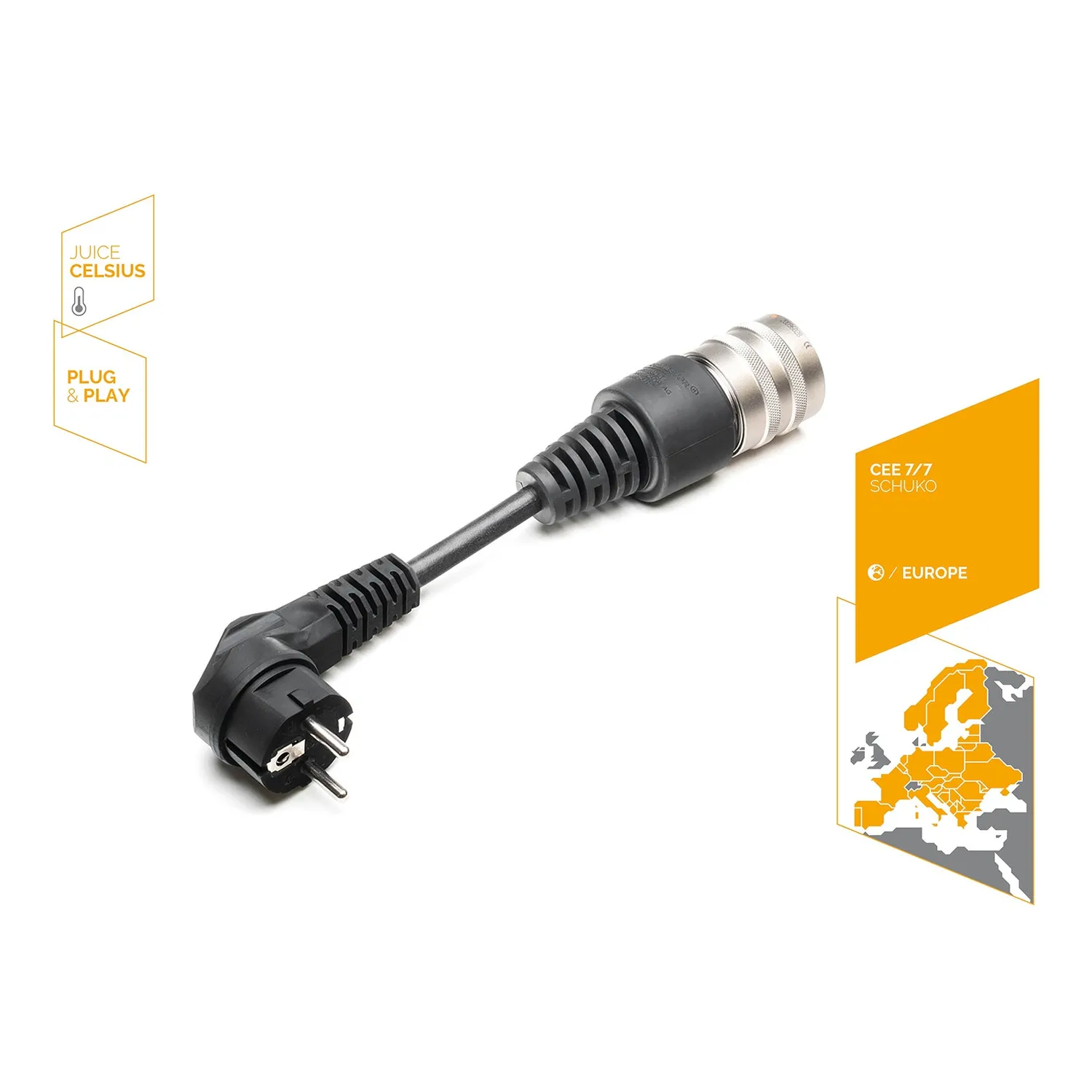 JUICE BOOSTER Adapter Schuko EU Temperatursensor