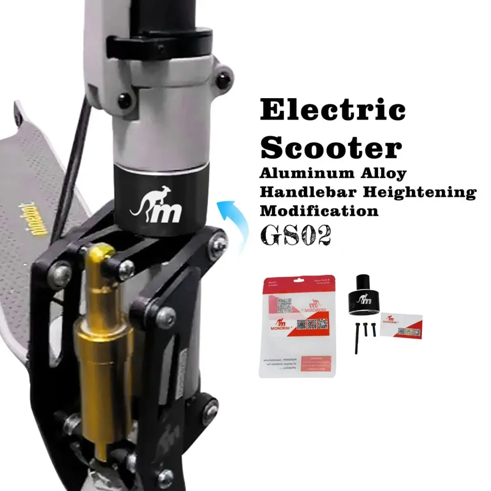 Monorim GS02 Lenkererhöhung für Segway G30 5 cm schwarz