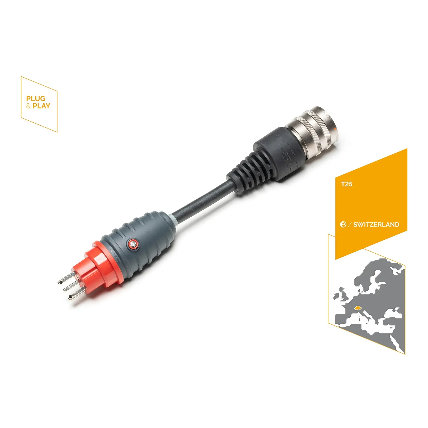 JUICE BOOSTER Adapter T25 Schweiz 1-phasig