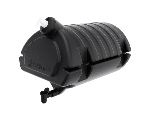 Lokhen Wassertank 30 l schwarz Kunststoff HDPE Waschtank
