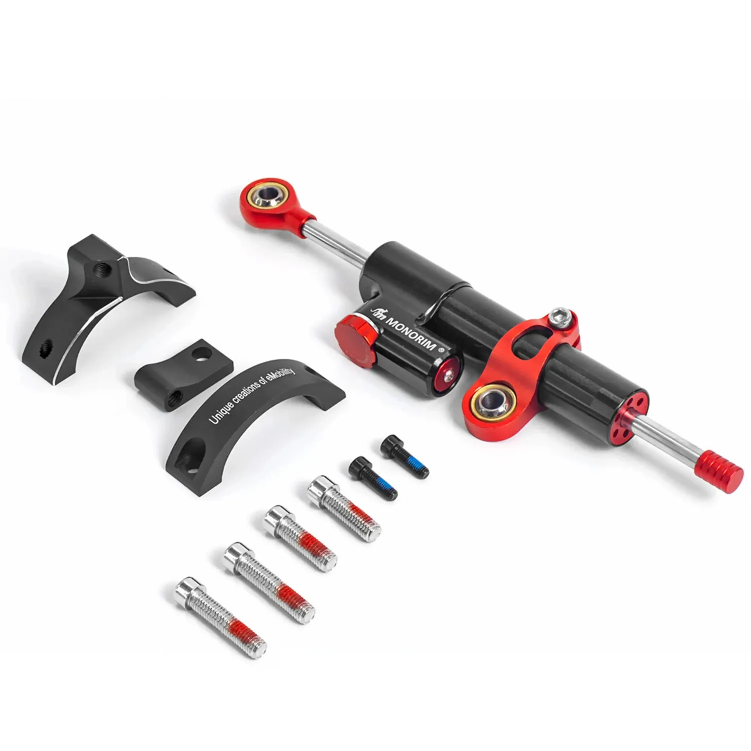 Monorim Lenkungsdämpfer Stabilisator für T0s T2s Pro rot