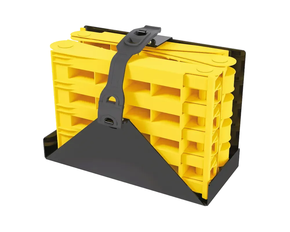 Lokhen Origamy 53 Keilhalter schwarz mit PVC-Feder