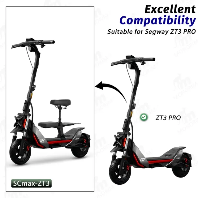 MONORIM SCmax Sitzbank Stahl für Segway ZT3 Pro G30 G2