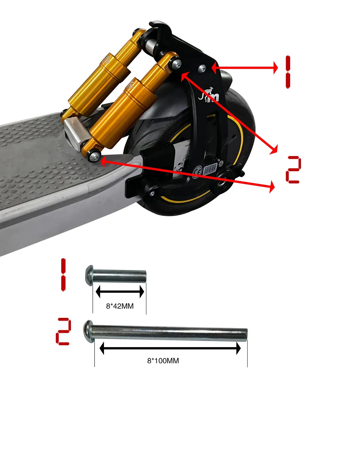 Monorim MR1 Schraubenset Ersatz für MR1 MXR1 DMR