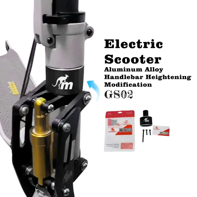 Monorim GS02 Lenkererhöhung Segway Max G30 schwarz