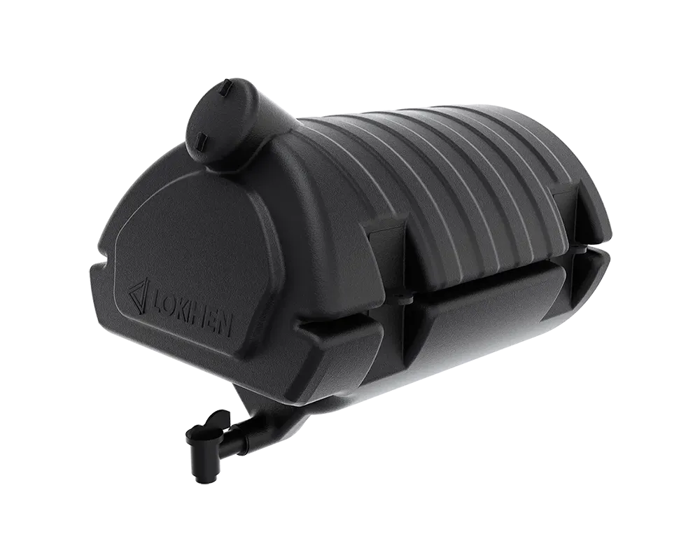 Lokhen Wassertank 30 l schwarz Kunststoff HDPE Waschtank