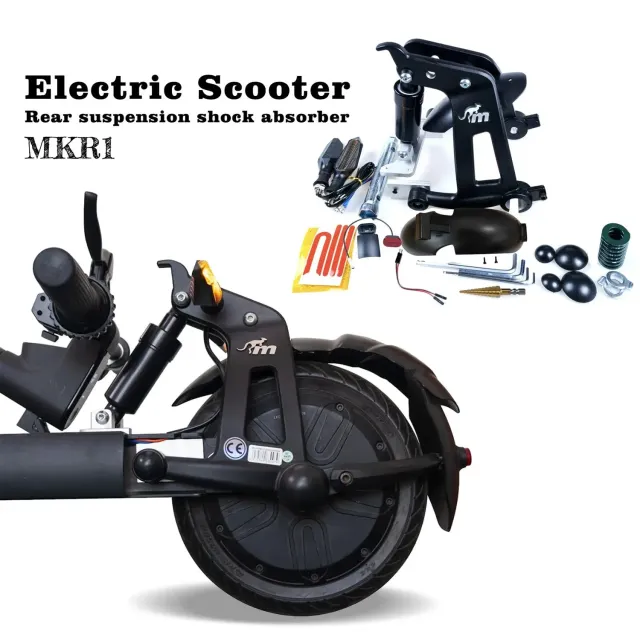 Monorim MKR1 Hinterfederung für KuKirin S1-C Schwarz Blinker