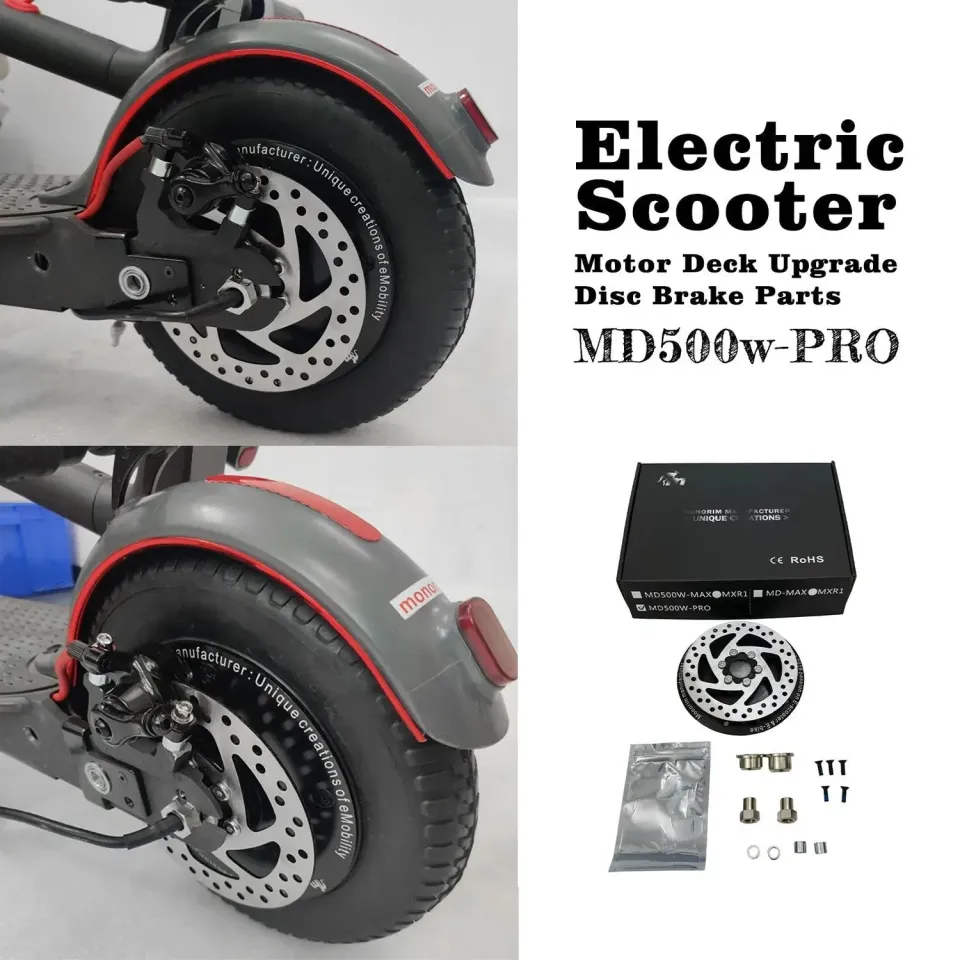 Monorim MD500W Pro Deck 140mm Bremse für Huffy H300 Schwarz