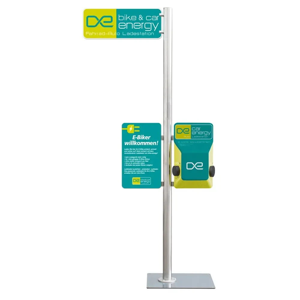 Bike Energy GA10 Gebrauchsanweisung Schild Dibond