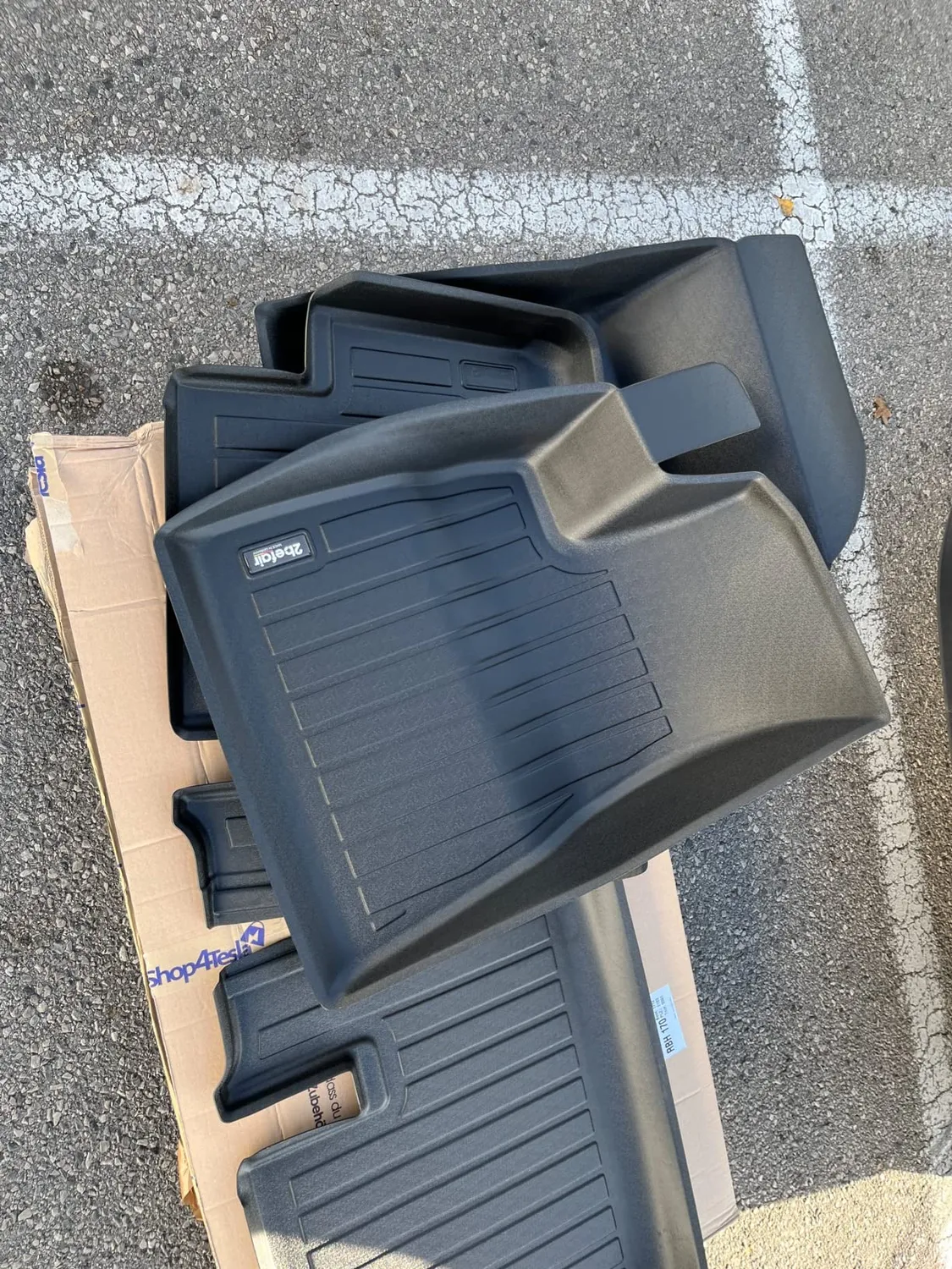 2befair Gummimatten Innenraum Model 3 3 Matten Allwetter