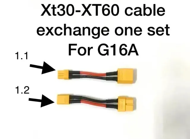 Monorim XT30 Adapterkabel XT30-XT60 G16A Set