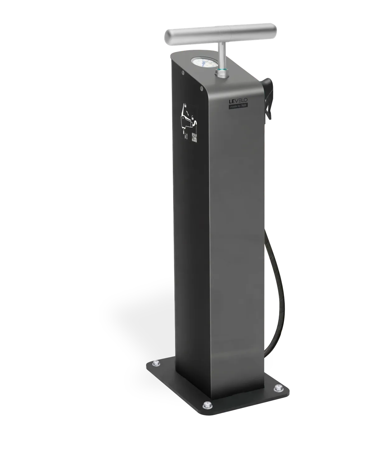 Bike Energy Levelo Air SL20 Luftpumpe Edelstahl