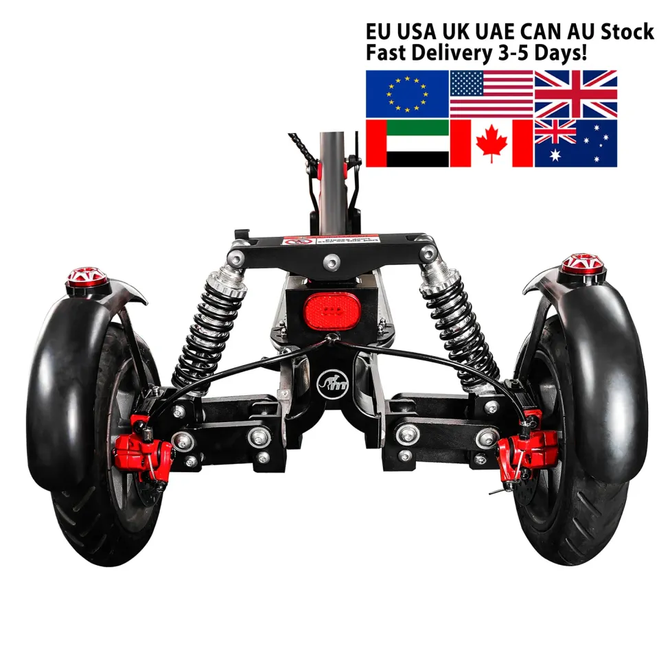 Monorim X3 Upgrade-Kit Doppelrad 10 Zoll schwarz