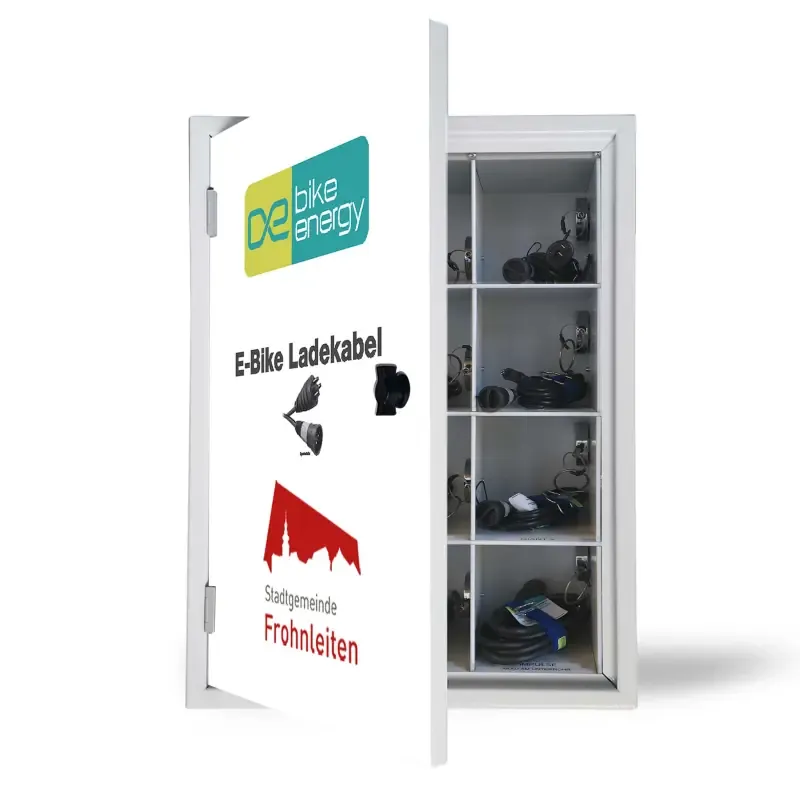 Bike Energy LS10 Ladekabel-Schrank 12-fach Schloss