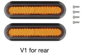 Monorim M6-1 Motorabdeckung vorne gelb mit Reflektor