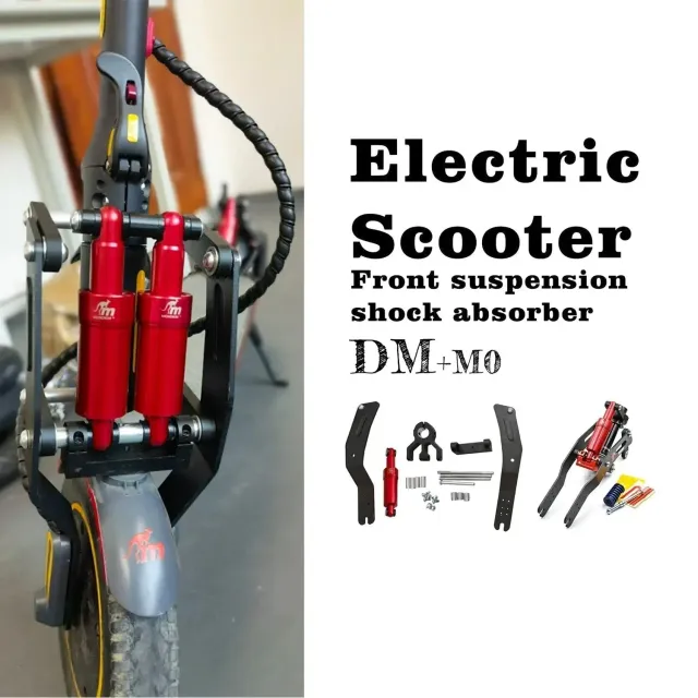 Monorim DM-R Dual Stoßdämpfer für Xiaomi M365 rot