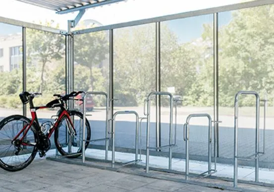 Bike Energy FS10 Fahrradständer freistehend 3 Bikes verzinkt