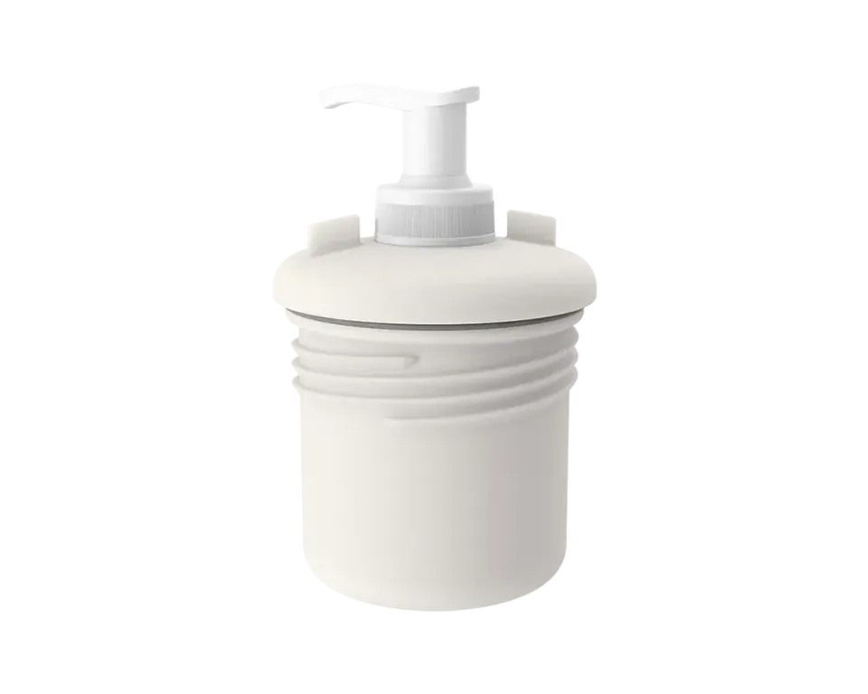 Lokhen Seifenspender Kanister Weiß 250 ml Dosierer