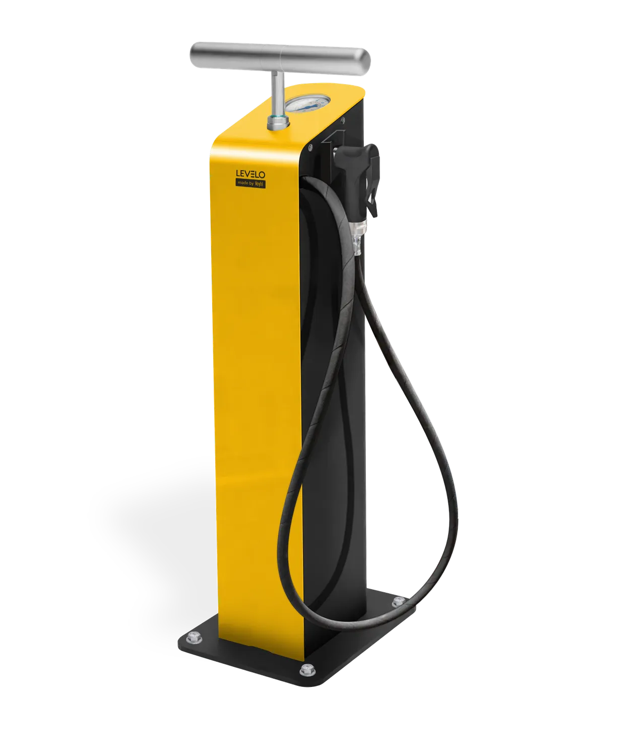 Bike Energy Levelo Air SL20 Luftpumpe Edelstahl