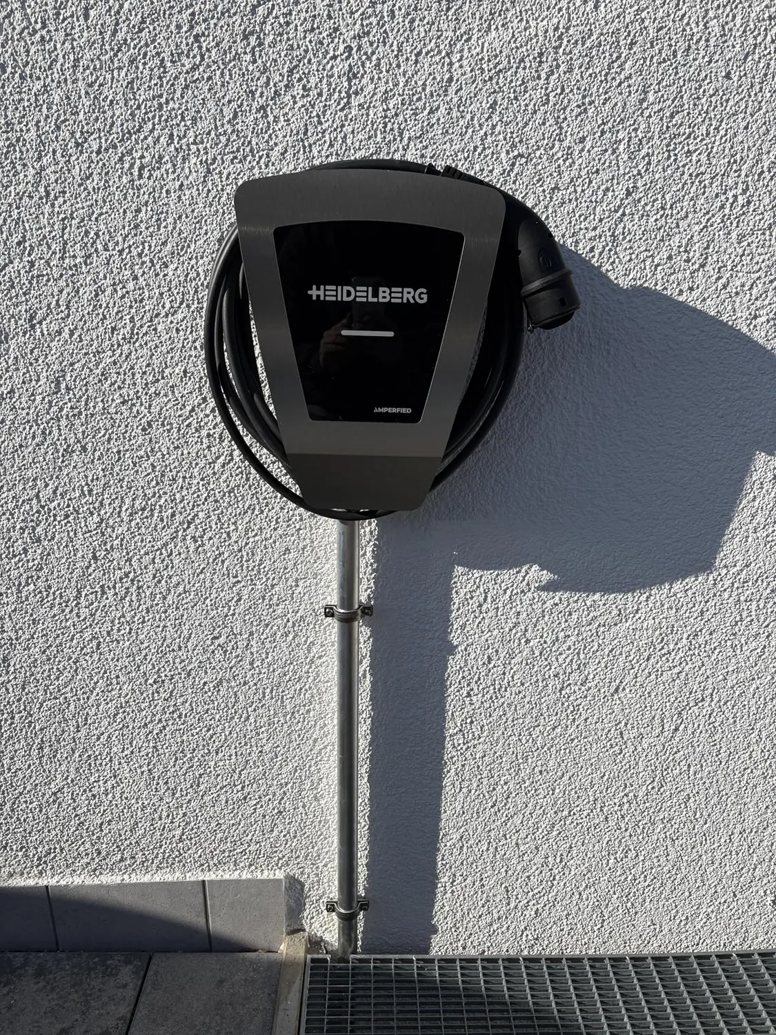 Heidelberg Energy Control Plus Wallbox 11 kW 5 m Edelstahl