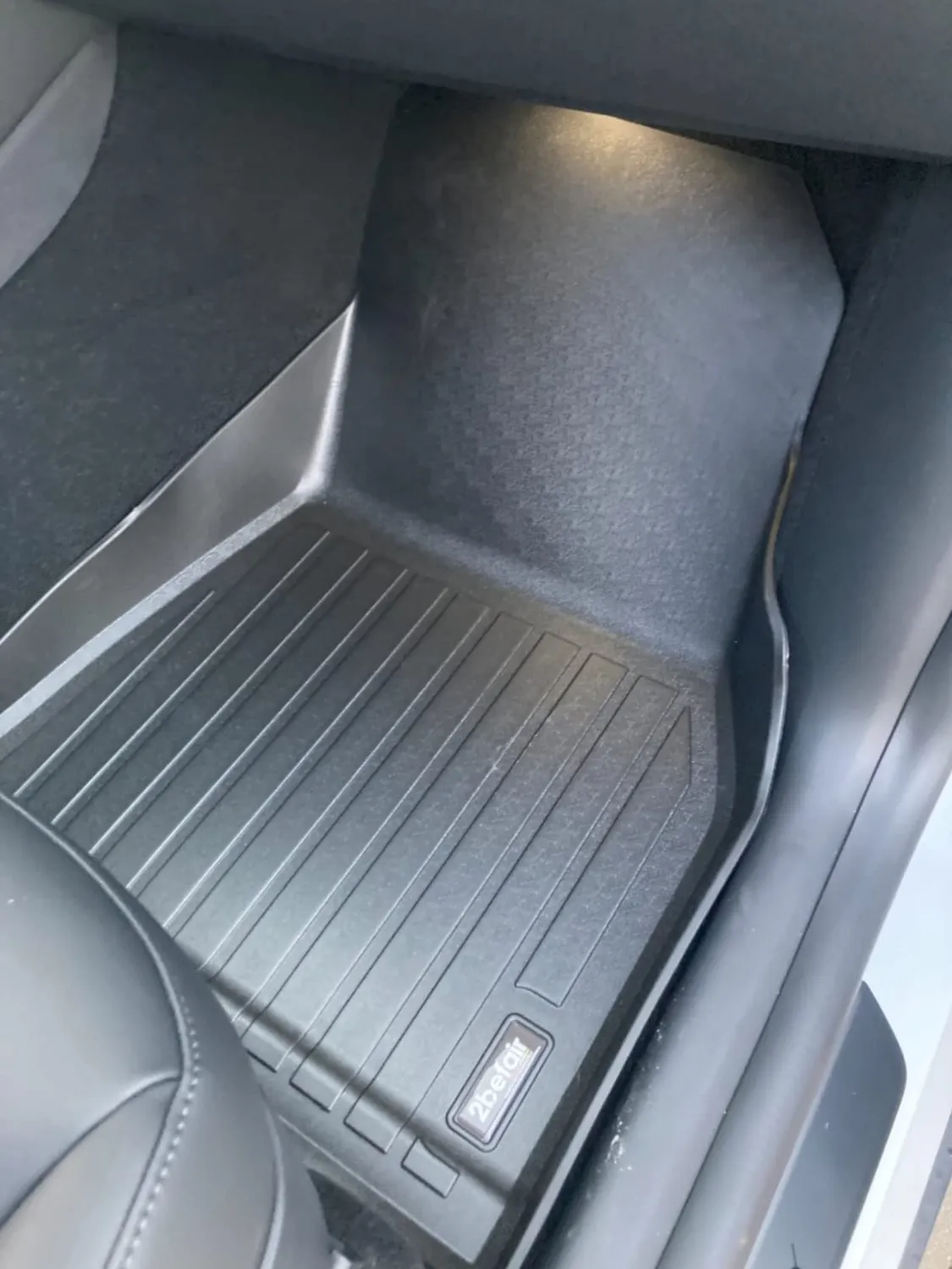 2befair Tesla Model Y Gummimatten 5-teilig Allwetter-Set