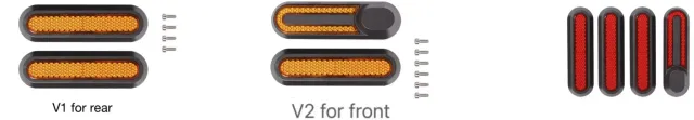 Monorim M6-1 Motorabdeckung vorne gelb mit Reflektor