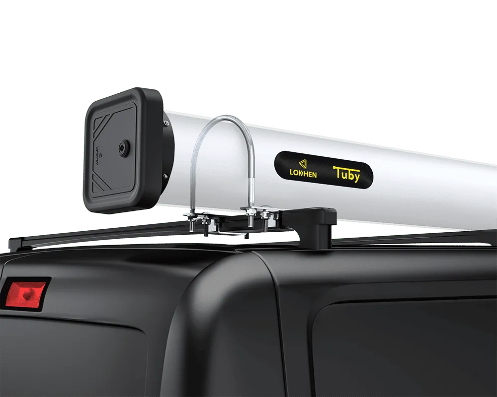 Lokhen Montagekit Transportrohr rund Alu Halter Paar