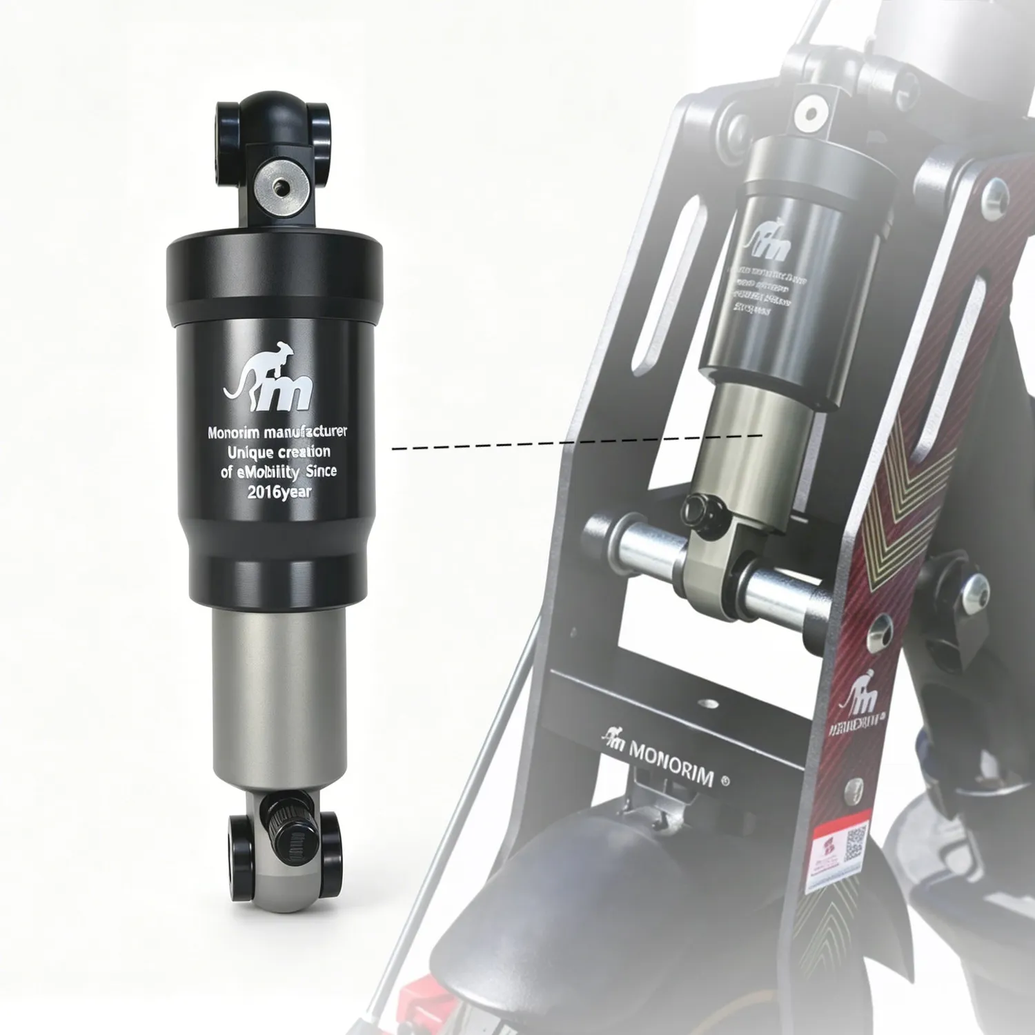 Monorim MG2 Vorderrad-Luftfederung Segway Max G2 G2E 90PSI