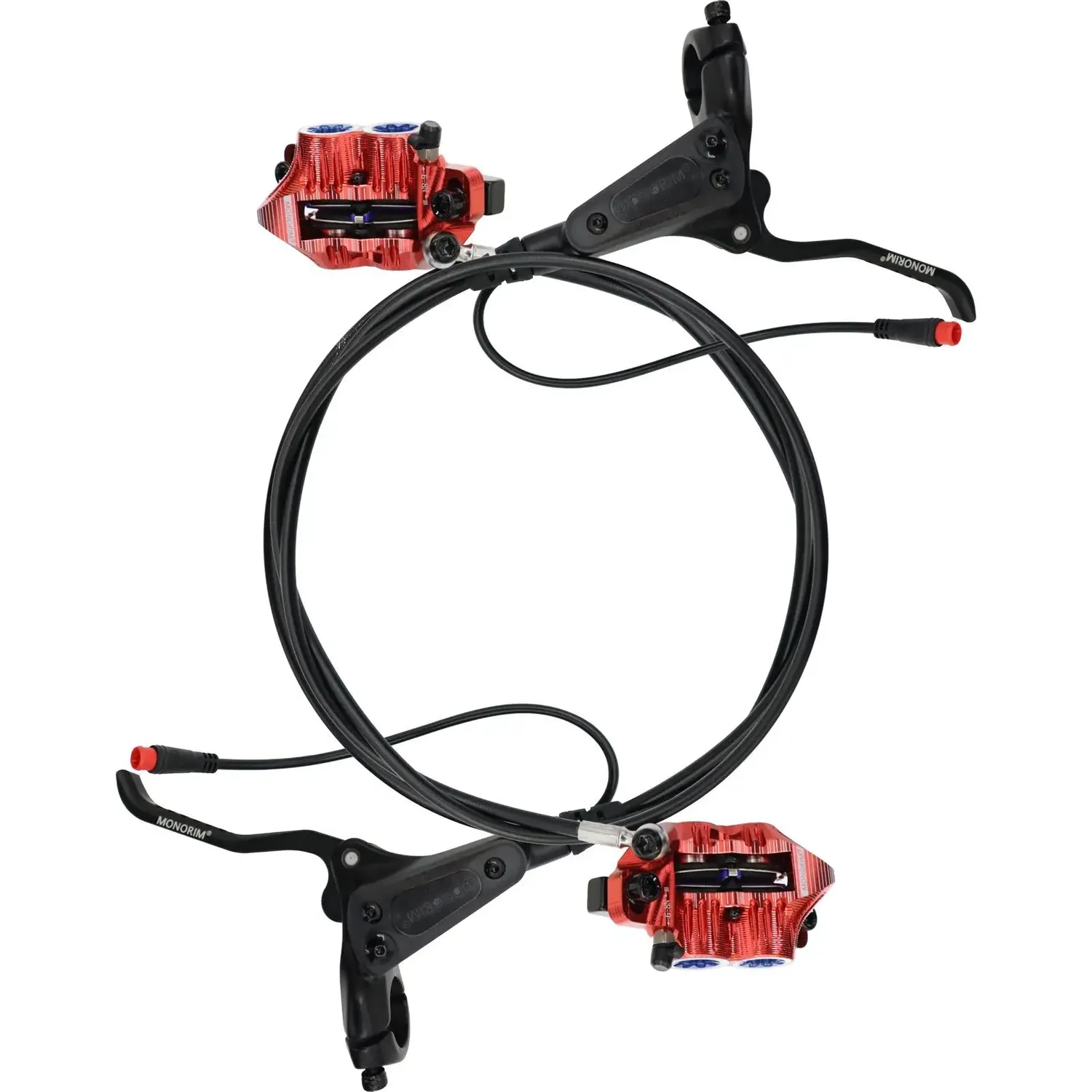 Monorim EB01 Hydraulik-Scheibenbremse 4-Kolben Carbon Black