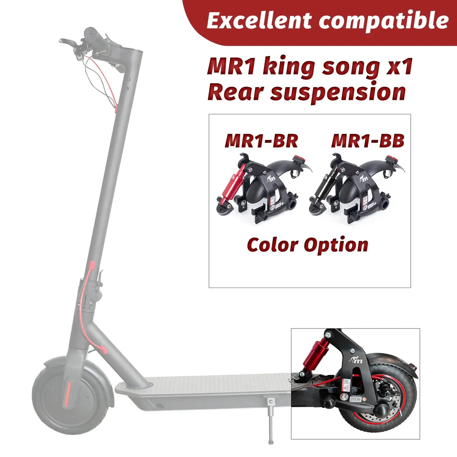 Monorim MR1 Hinterrad Federung für X1 MR1-BB