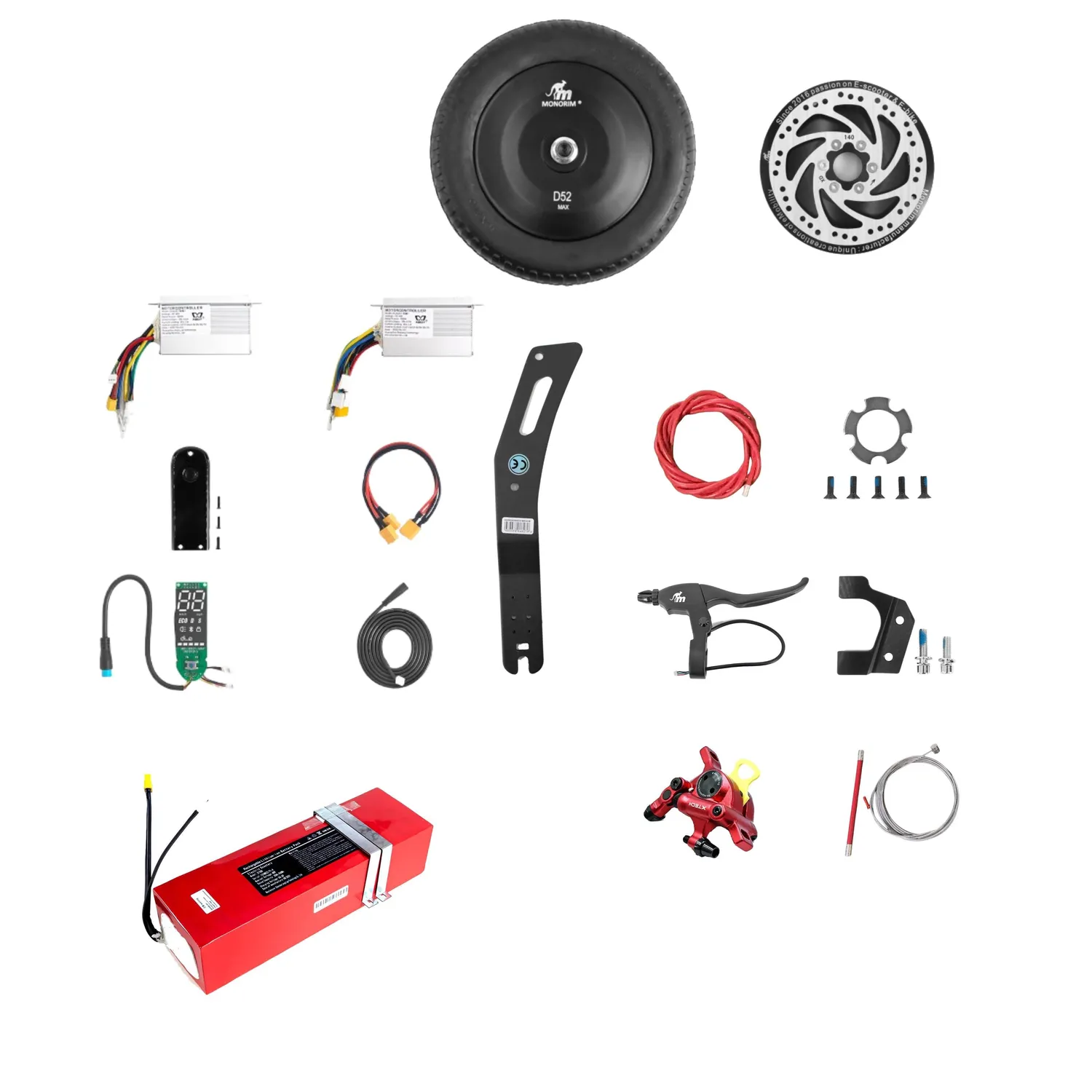 Monorim Dual52 MAX Upgrade-Kit 48V AWD für G30