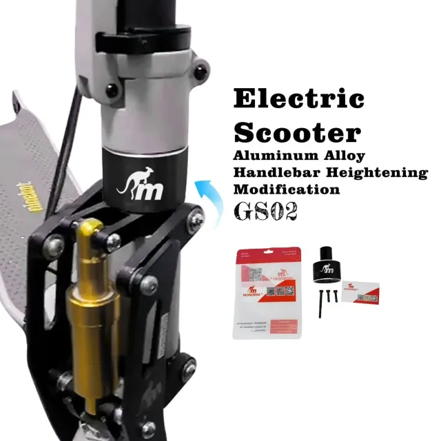 Monorim GS02 Lenkererhöhung Ninebot MAX G30 Alu 5cm schwarz