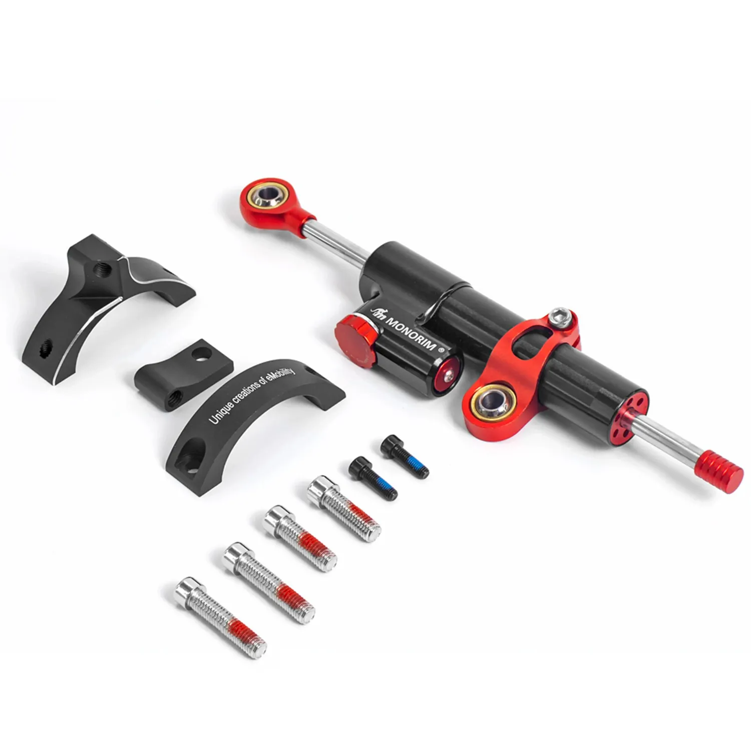 Monorim Steering Damping Lenkungsdämpfer Rot Hochgeschwindigkeit
