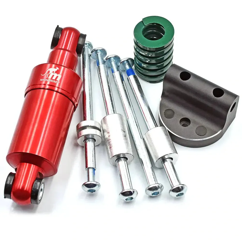 Monorim DMR Hinterrad-Federung Xiaomi Pro2 Dual-Dämpfer rot