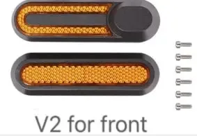 Monorim M6-1 Motorabdeckung vorne gelb mit Reflektor