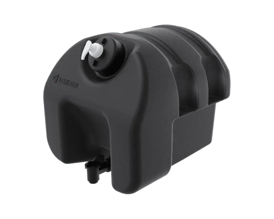 Lokhen Wassertank 18 L Kanister schwarz Kunststoff