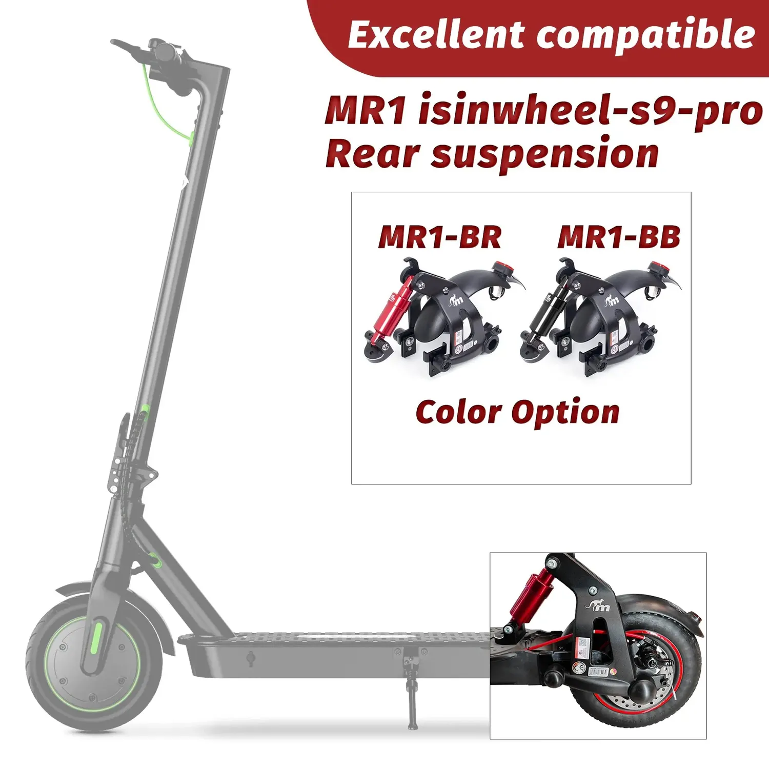 Monorim MR1 Heckfederung 8,5/10 Zoll S9 Pro MR1-BR