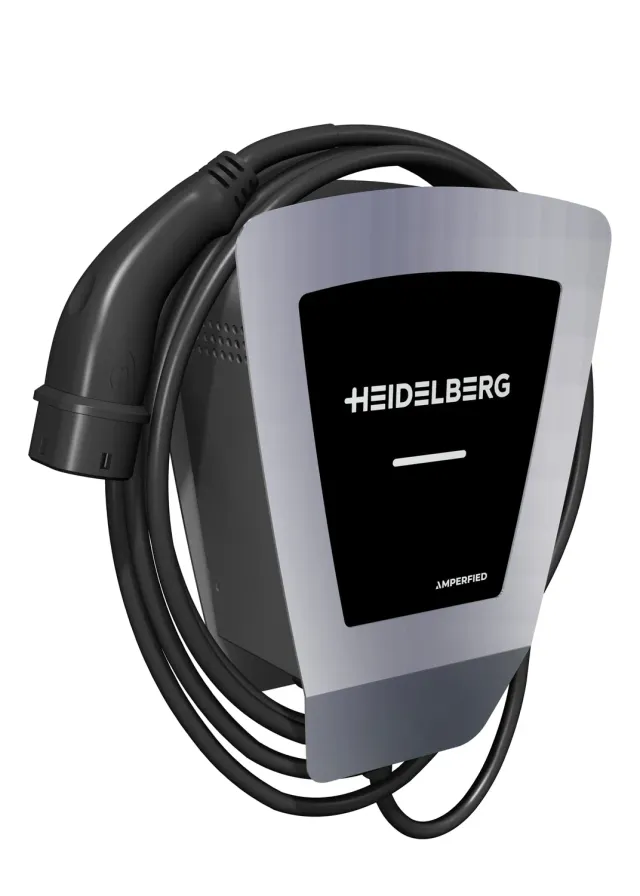 Heidelberg Energy Control Plus Wallbox 11 kW 5 m Edelstahl