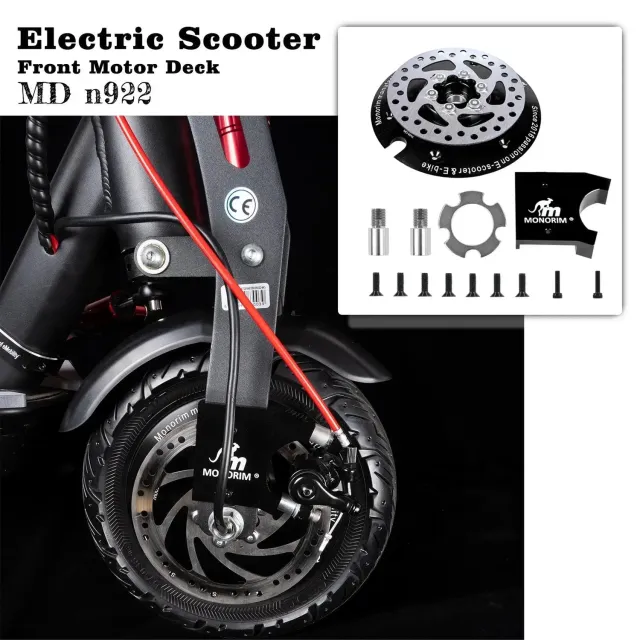 Monorim MD-N922 Motor-Deck Scheibenbremse für Ninebot G30 rot