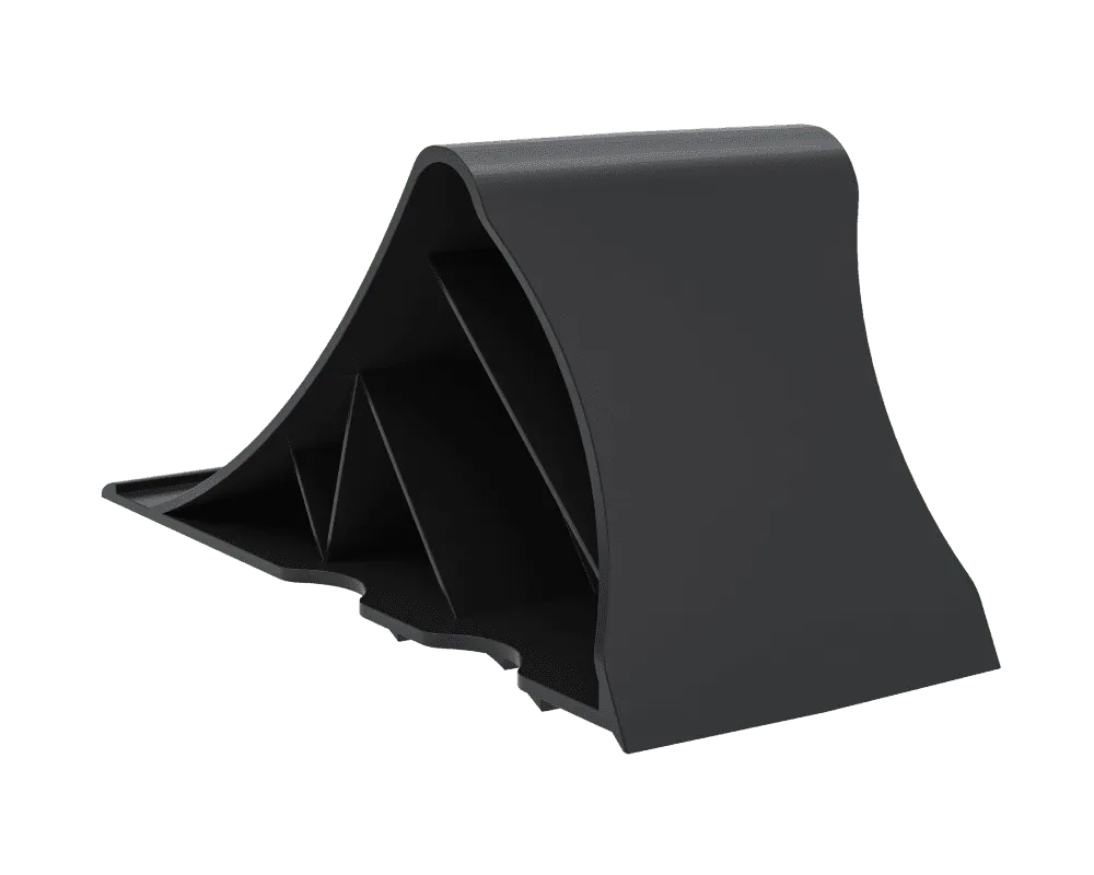 Lokhen 10 Unterlegkeil schwarz Thermoplast kompakt