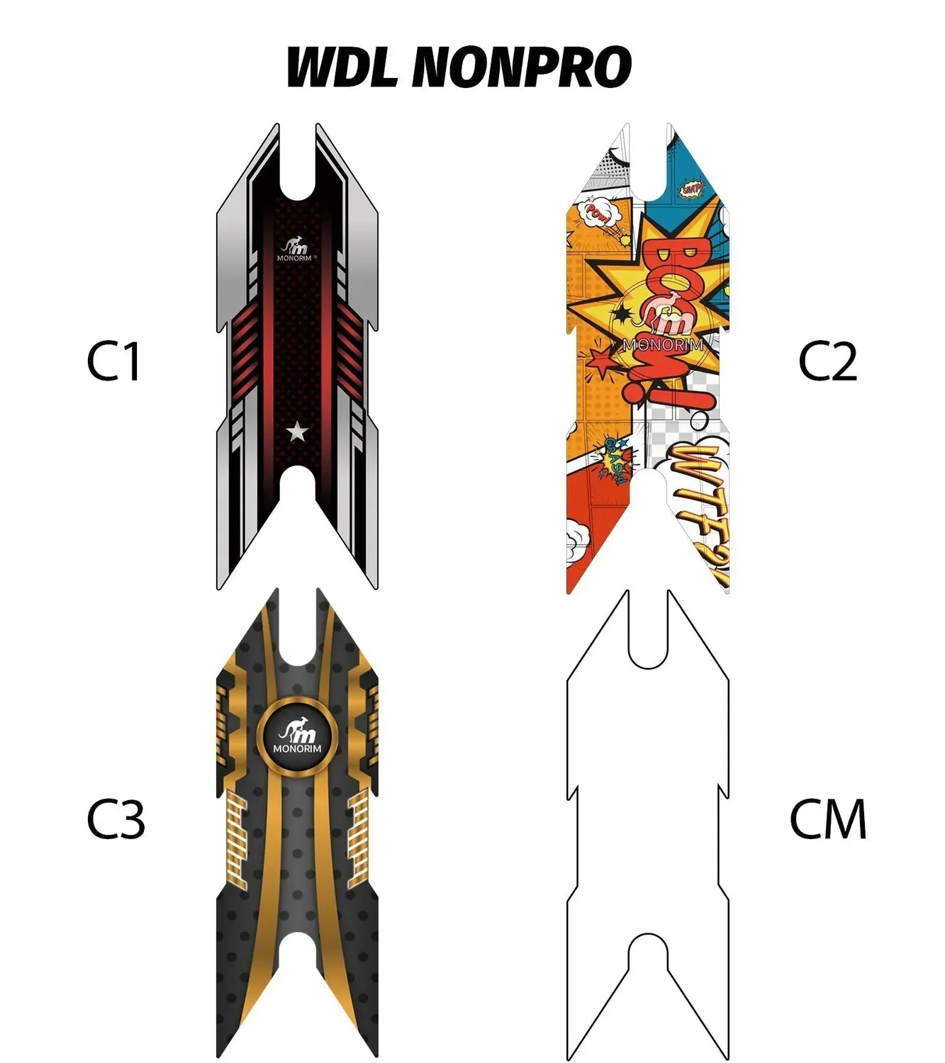 Monorim WDL C1 Trittbrett mit Blinker V2 LED Pro