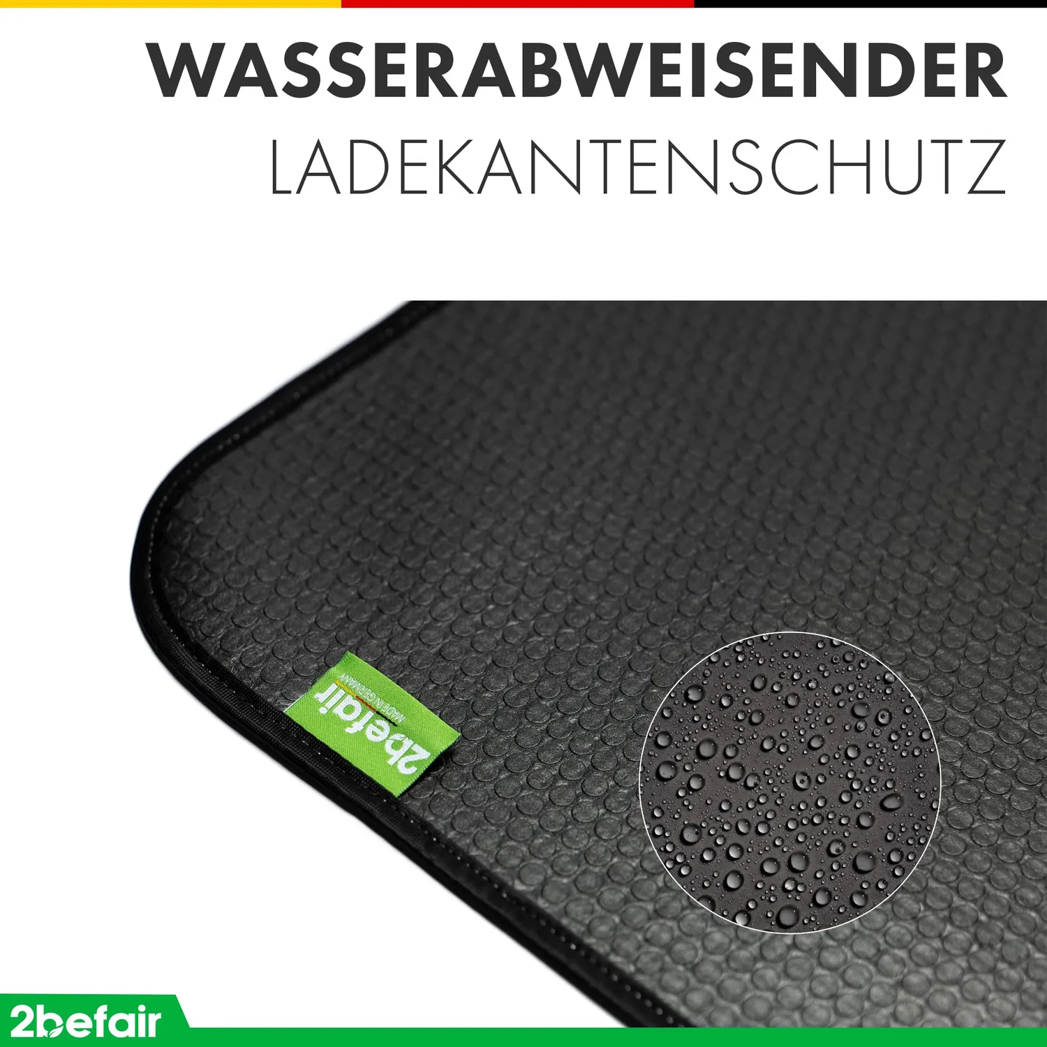 2befair Ladekantenschutz Matte 80x60 cm Kofferraumschutz