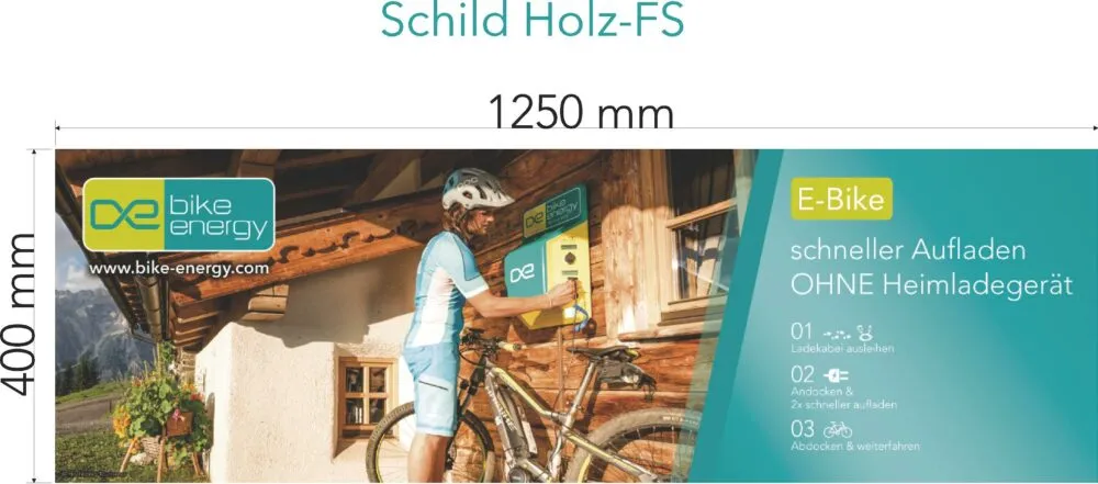 Bike Energy FS11 Fahrradständer Holz 6 Räder