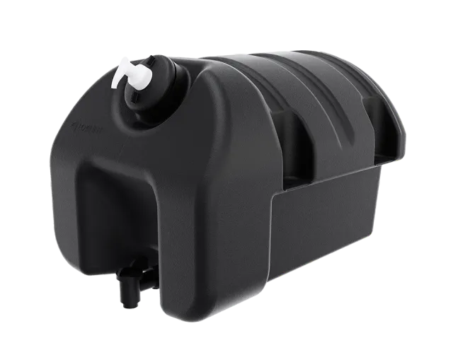 Lokhen Wassertank 30l HDPE schwarz eckig Seifenschale