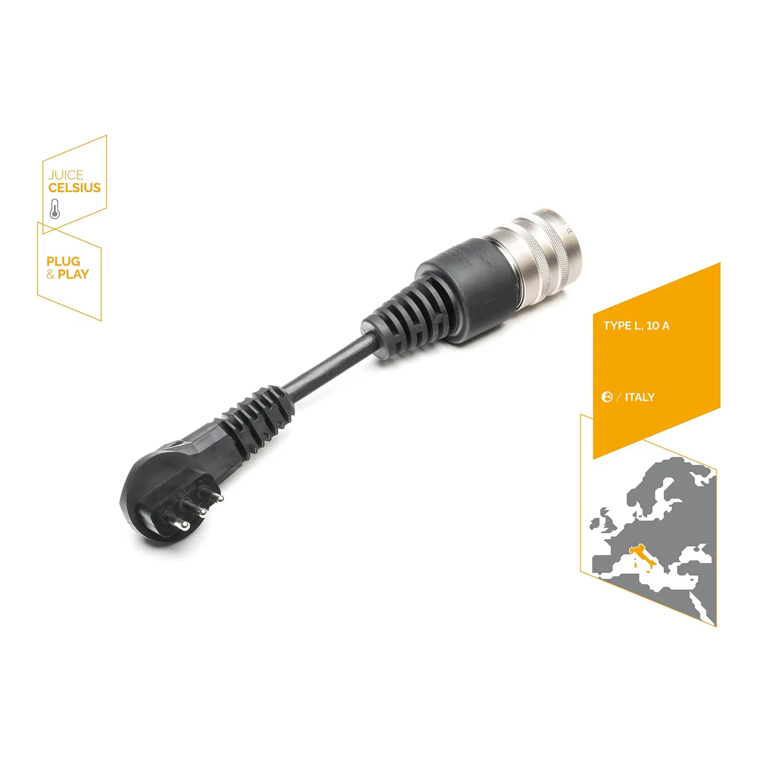 JUICE BOOSTER Adapter Typ L Italien mit Sensor