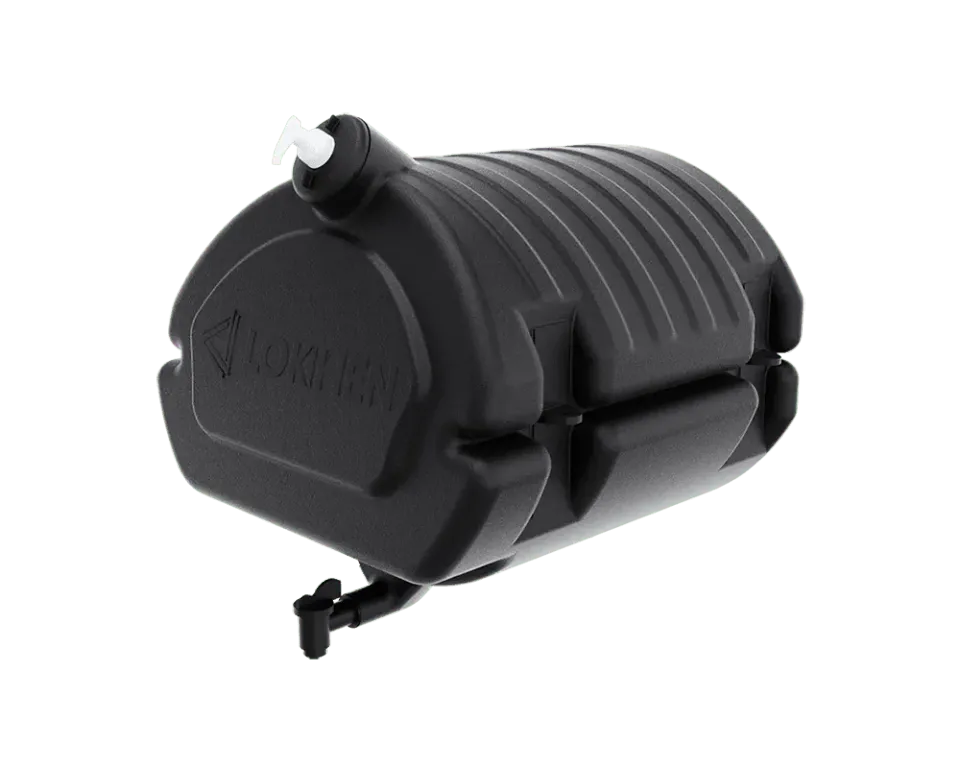 Lokhen Wassertank 50 L schwarz Kunststoff mit Hahn