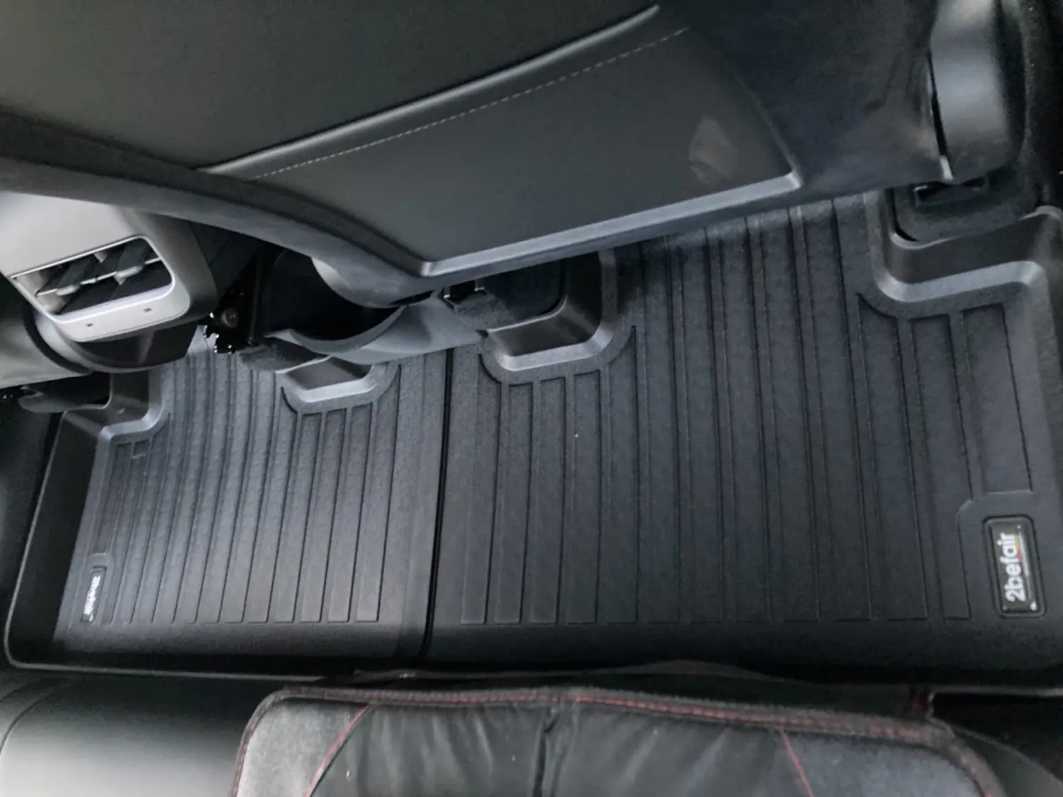 2befair Tesla Model Y Gummimatten 5-teilig Allwetter-Set