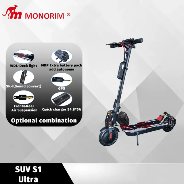 MONORIM SUV Ultra E-Scooter 48V 1500W Dual-Drive
