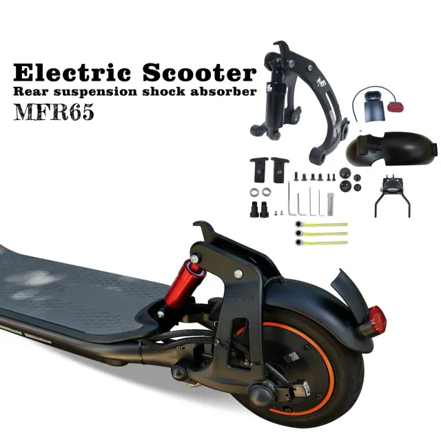 Monorim MFR65 Hinterrad-Federung für Segway F65 F65i schwarz