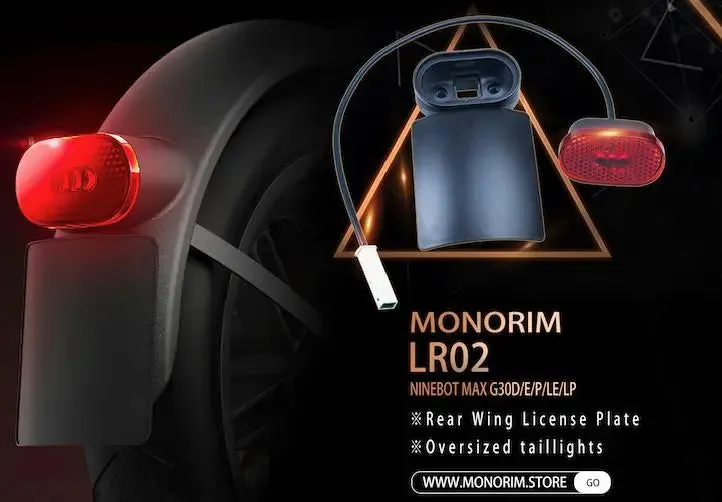 Monorim LR02 Rücklicht mit Kennzeichen für G30